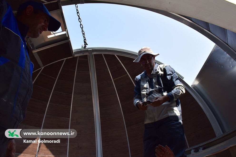 1318441 نصب گنبد رصدی هوشمند در مرکز علوم و نجوم کانون لرستان