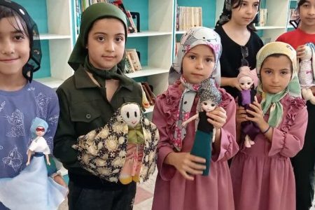 کارگاه «عروسک‌های بهشتی» در مرکز فرهنگی چناران