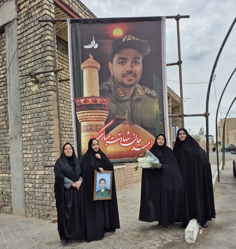 دیدار با مادر شهید سید امید مظلوم از اعضای سابق کانون شماره یک اردستان