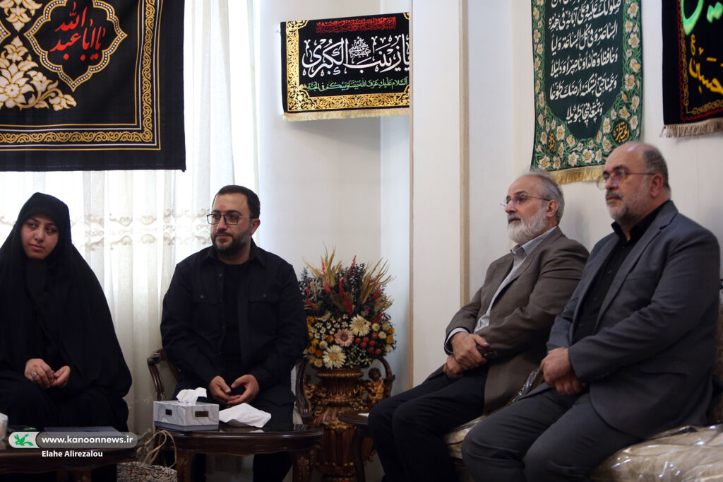حضور مدیرعامل کانون در منزل شهید سه ساله‌ی‌ حملات رژیم صهیونیستی‌