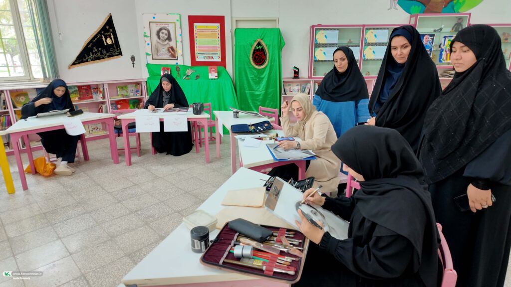 1319708 اعضا و مربیان مراکز کانون چهره شهدای جنگ ۱۲ روزه ۱۲ روزه را به تصویر کشیدند