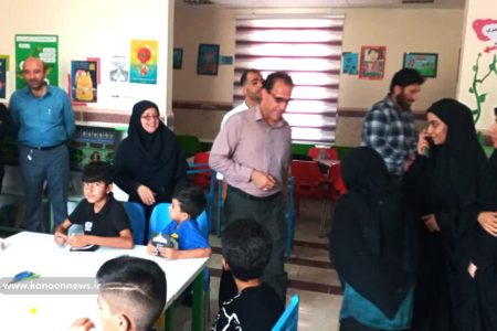 فرماندار چگنی در لرستان از فعالیت‌های تابستانی کانون پرورش فکری دیدن کرد