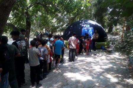 آسمان‌نمای دیجیتال کانون در اردوگاه امیرکبیر باغک شازند