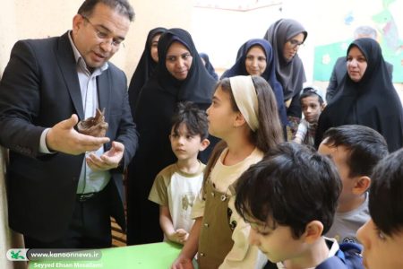 حضور گرم فرماندار گنبدکاووس در میان کودکان و نوجوانان کانون