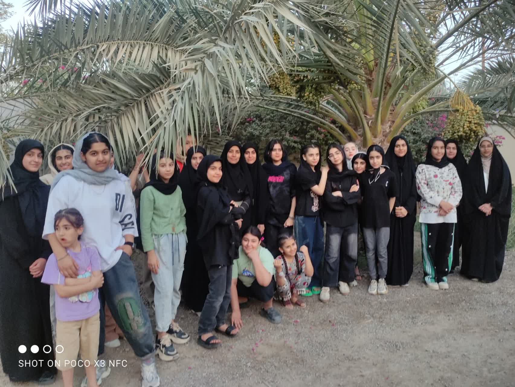 اردوی فرهنگی دختران نوجوان کانون هندیجان در دل روستای غرابی