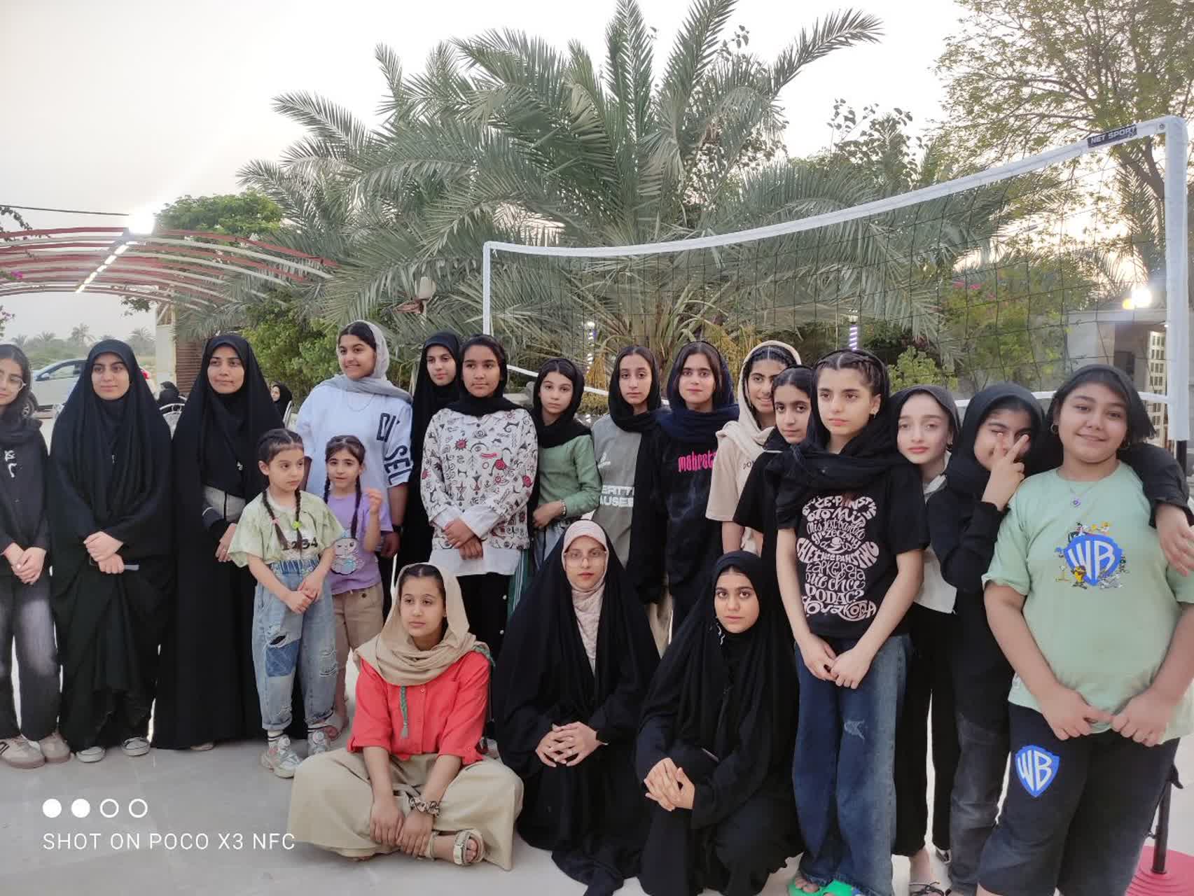 اردوی فرهنگی دختران نوجوان کانون هندیجان در دل روستای غرابی