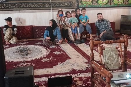 تابستان‌ با سینما کانون در روستای قمشه‌ کرمانشاه