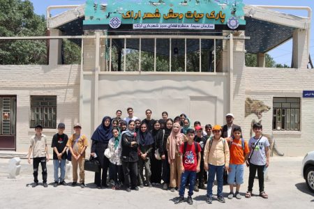 بازدید اعضای پارلمان کودک شهر اراک از پروژه‌های شهرداری