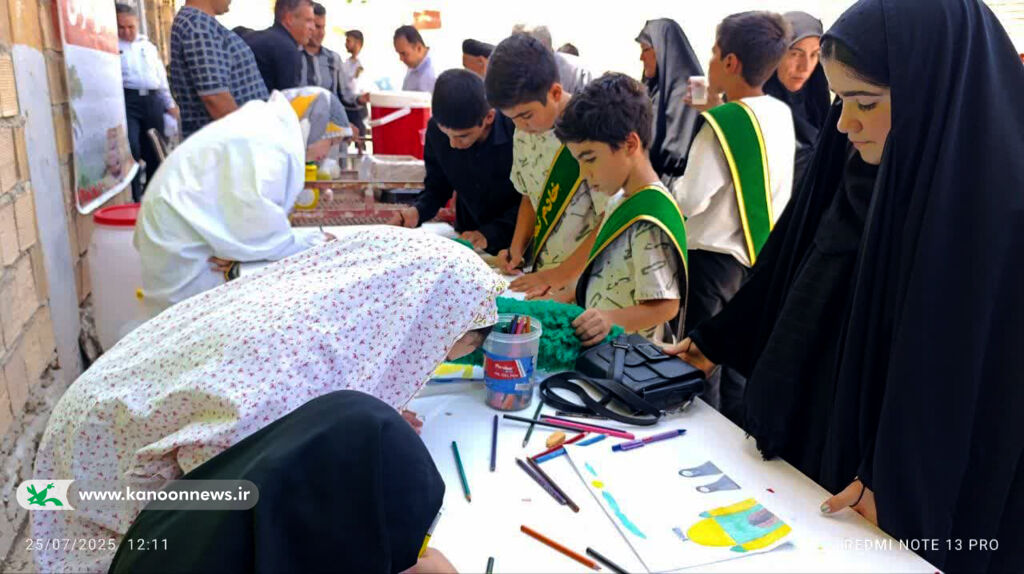 ایستگاه نقاشی مرکز پلدختر در لرستان به مناسبت سالروز نماز جمعه ایستگاه نقاشی مرکز پلدختر در لرستان به مناسبت سالروز نماز جمعه