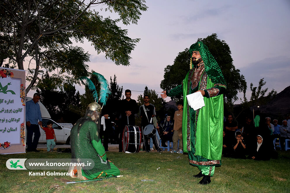 1323828 اجرای تعزیه حضرت علی اکبر (ع) کانون لرستان در ایام محرم و صفر