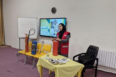 دوره آموزشی اطفاء حریق در کانون استان تهران