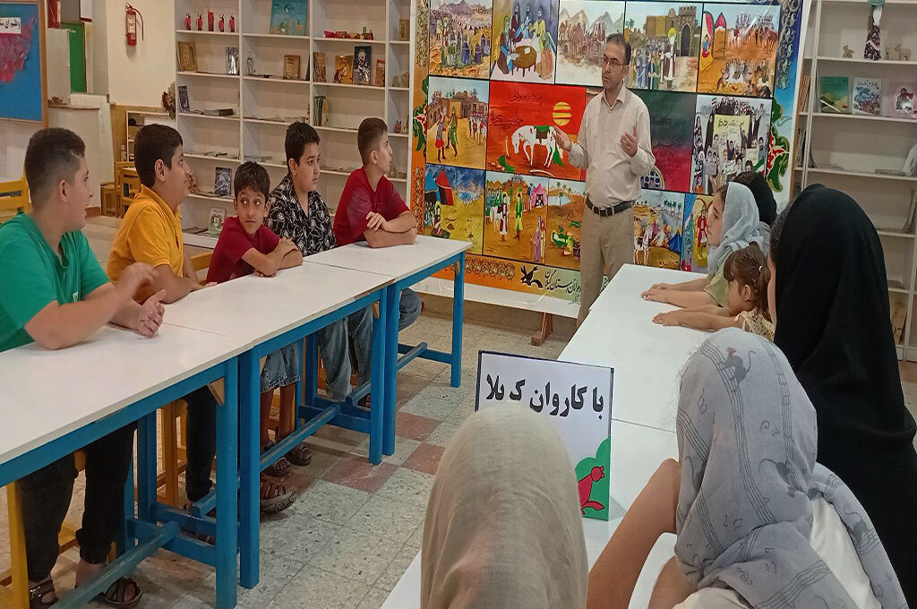 1324792 «با کاروان کربلا»در مراکز کانون گیلان؛ دلهای کوچک، میزبان داغ بزرگ عاشورا