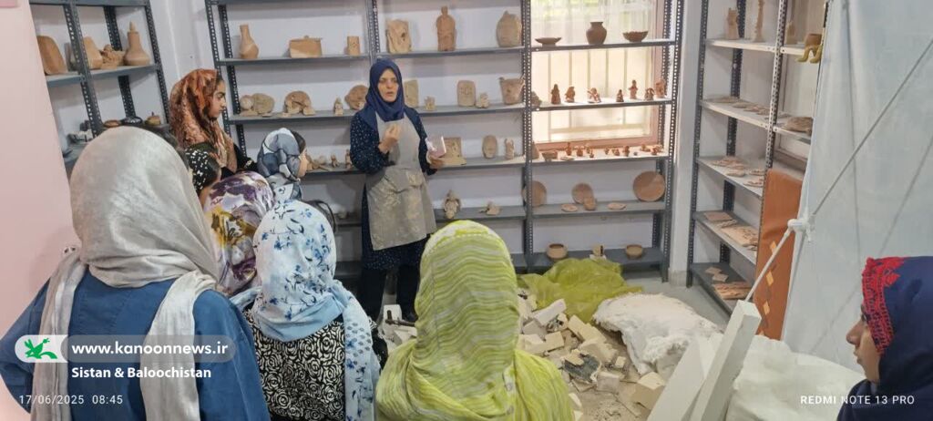 1325158 «مرکز تخصصی سفال» کانون سیستان و بلوچستان تجربهای بهیادماندنی برای اعضای کانون