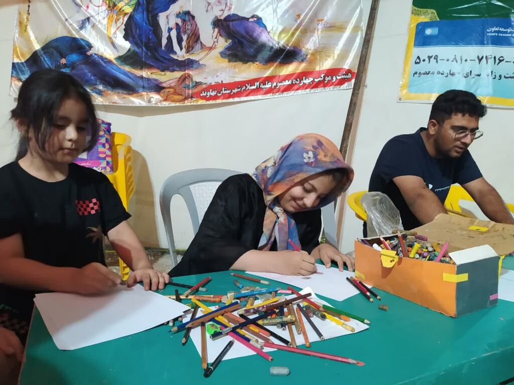 1326719 برپایی موکب سیار اربعین حسینی کانون پرروش فکری همدان