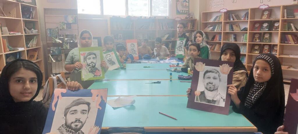 1326836 بزرگداشت شهدای مدافع حرم با حضور کودکان و نوجوانان گالیکشی