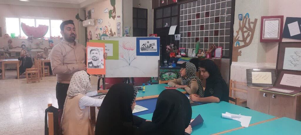 1326837 بزرگداشت شهدای مدافع حرم با حضور کودکان و نوجوانان گالیکشی