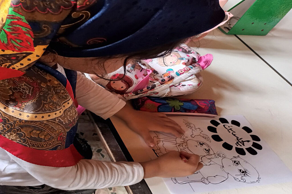 «نقش عشق» در قاب هنر؛ اربعین به روایت اعضای کودک ونوجوان کانون رضوانشهر