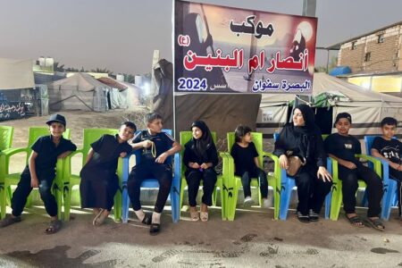 سفیر اربعینی کانون کرمانشاه در راه کربلا