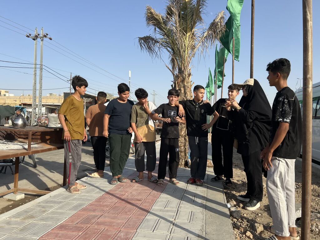 سفیر اربعینی کانون کرمانشاه در راه کربلا