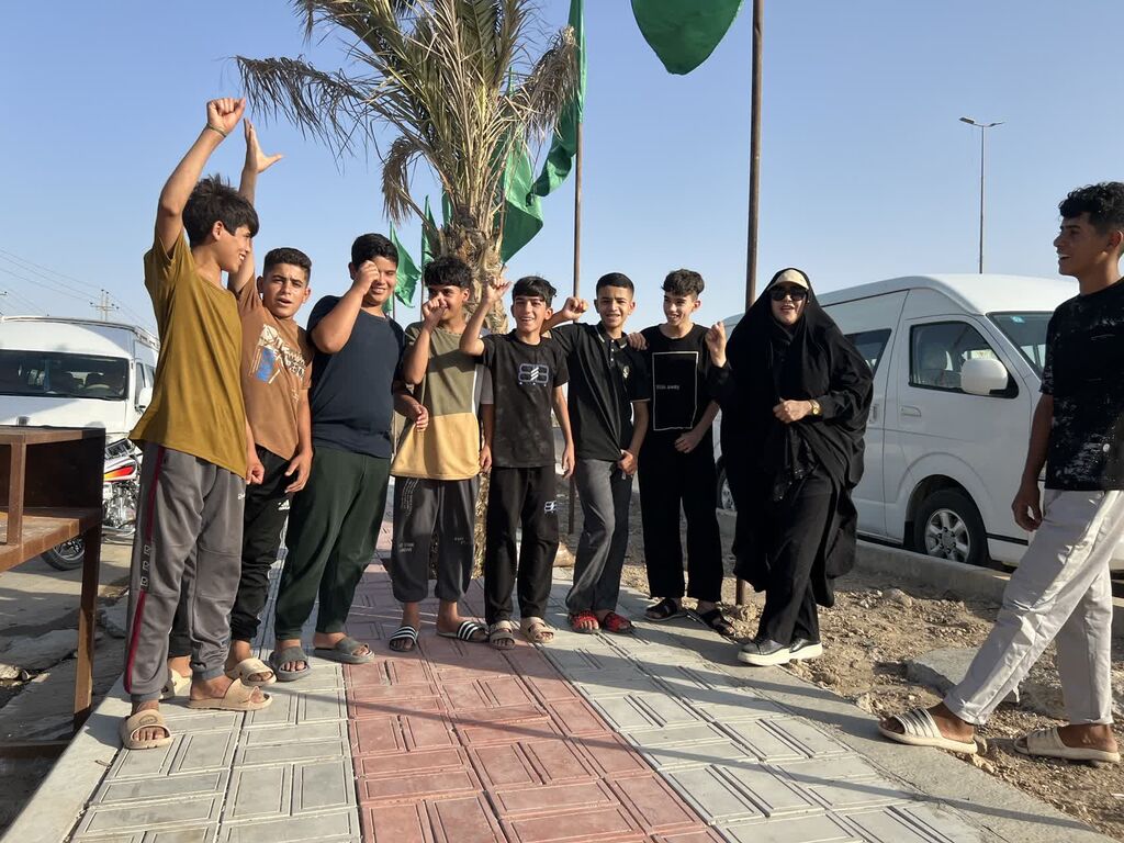 سفیر اربعینی کانون کرمانشاه در راه کربلا