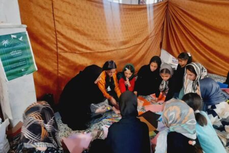 قصه گویی با کاروان کربلا در جاده های مقاومت