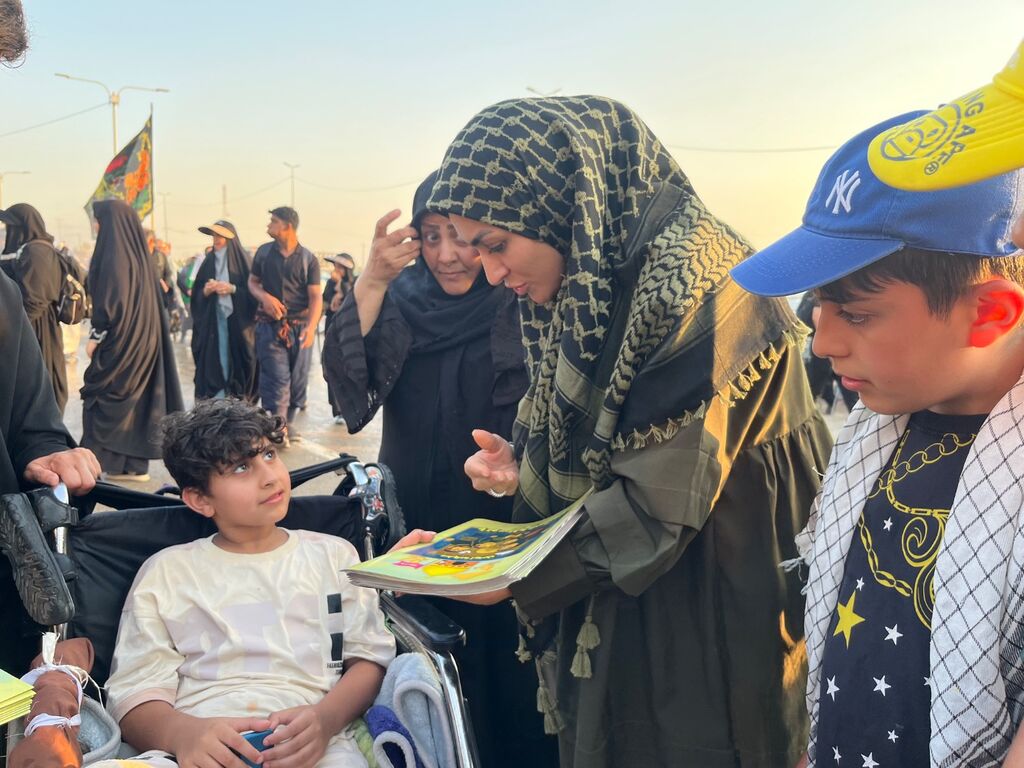 حضور سفیران کانون استان تهران در پیاده‌روی اربعین