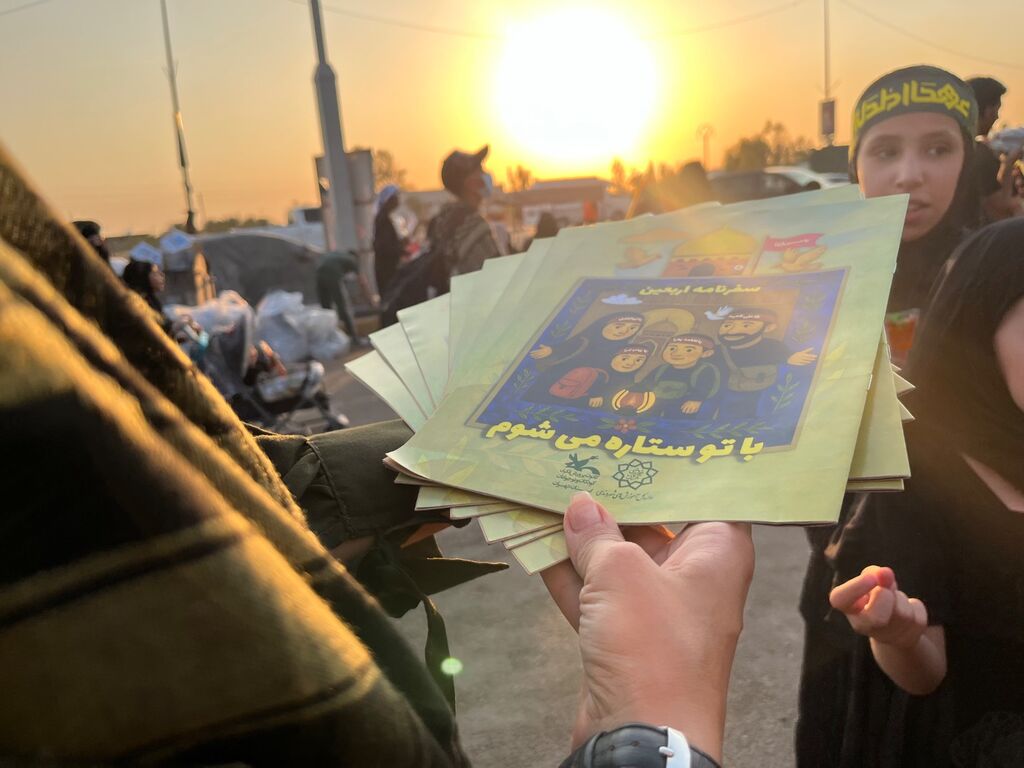 حضور سفیران کانون استان تهران در پیاده‌روی اربعین