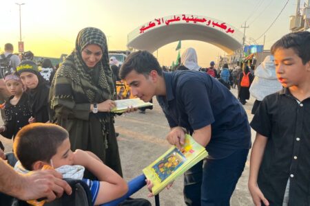 حضور سفیران کانون استان تهران در پیاده‌روی اربعین