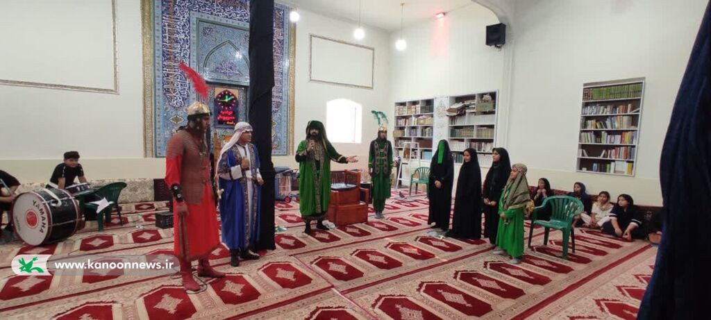 1327544-1 اجرای تعزیه حضرت علی اکبر (ع) کانون لرستان در ایام محرم و صفر