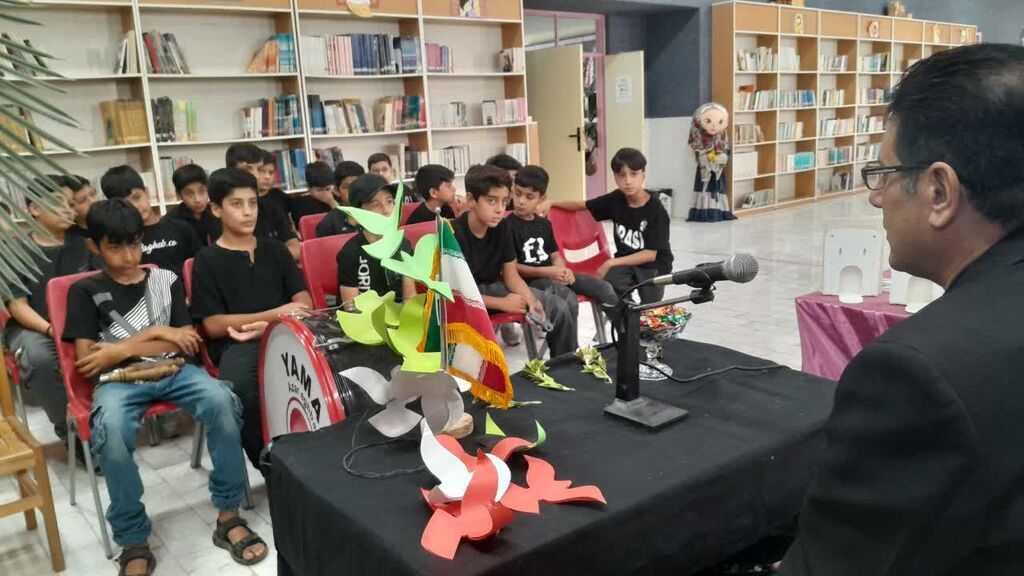 سوگواری اربعین حسینی و همدردی با کودکان غزه در کانون شاهرود