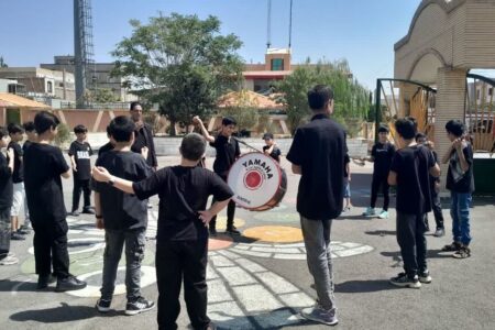 سوگواری اربعین حسینی و همدردی با کودکان غزه در کانون شاهرود