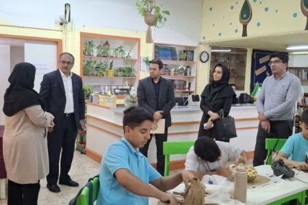 بازدید شهردار منطقه ۱ از مرکز فرهنگی شماره ۴ مشهد