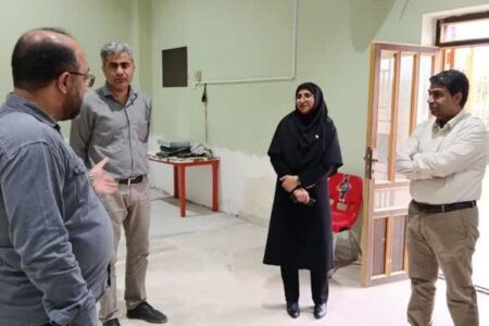 بازدید سرپرست معاونت هماهنگی امور عمرانی استانداری هرمزگان از پلاتو نمایش میناب