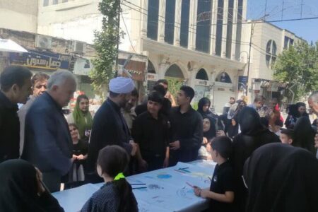 خیمه کودکی در مسیر عشق