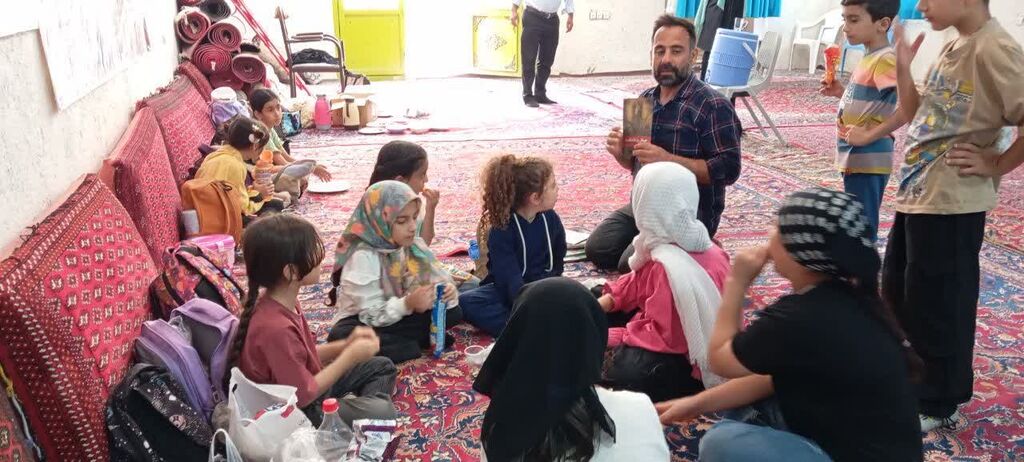 اردوی فرهنگی-زیارتی کانون سرخه در روستای جوین