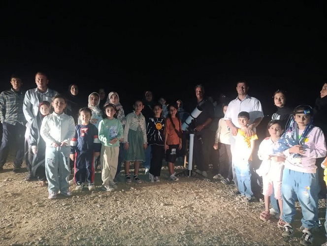 اردوی علمی و نجومی رصد «شهاب باران بَرساوُشی» در مراکز باغبادران و دهاقان برگزار شد