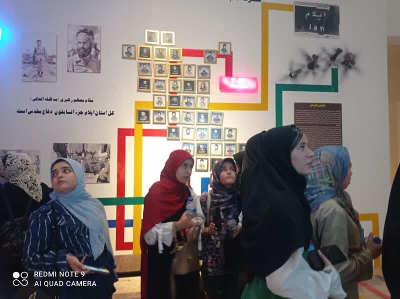 1330753 بازدیداعضای کانون استان ایلام ازموزه دفاع مقدس درجریان اردوی فرهنگی ـ تربیتی "ایلام ما"