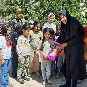 اجرای طرح زندگی با آیه ها با حضور فرزند شهید در کانون شهر نراق