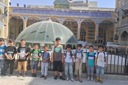 بازدید اعضای کودک کانون کنگاور از مسجد جامع این شهرستان