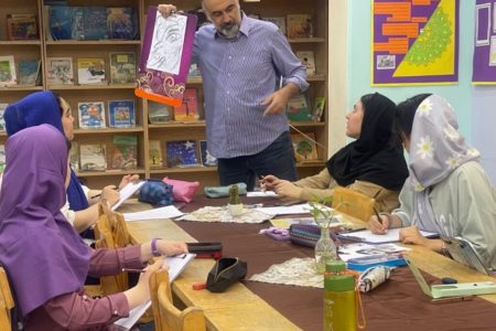 کارگاه مبانی کاریکاتور در کانون استان تهران