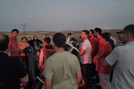 اجرام آسمانی در اردوی علمی کانون استان اردبیل رصد شد