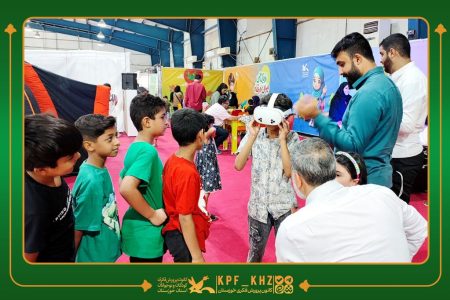غرفه خلاقیت و نشاط کانون پرورش فکری خوزستان در نمایشگاه دستاوردهای دولت