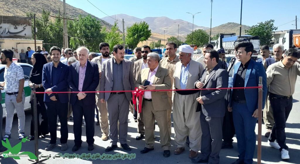 1333224-1 کلنگ احداث مرکز تخصصی پرورش فکری کودکان و نوجوانان در سنته به زمین خورد