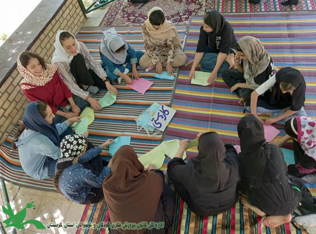 لبخندها در اردوی تابستانی کانون پرورش فکری کودکان و نوجوانان استان کردستان شکوفه زد