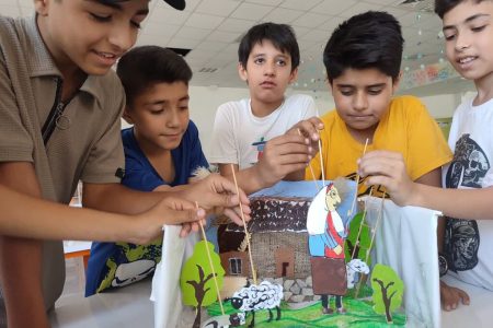 کودکان کانون خالق روایت های تازه از دل کتاب ها