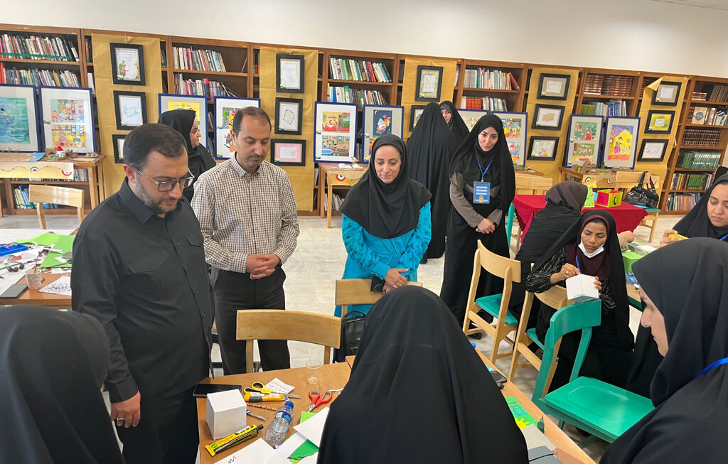 1333795 بازدید مدیرعامل کانون از سومین دوره آموزشی مربیان جدید در پردیسان قم