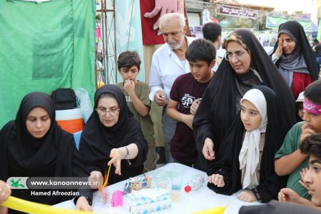 غرفه کانون پرورش فکری مازندران در جشن بزرگ امامت و ولایت حضرت مهدی (عج)