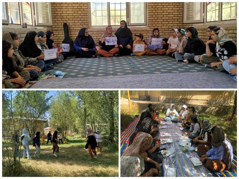 1334168-1 اردوی فرهنگی تفریحی اعضای دختر مرکز شماره چهار کانون اردبیل در نیر برگزار شد