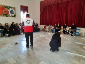 1334343-1 آموزش اسکان موقت در شرایط اضطراری در کانون شهر تفرش