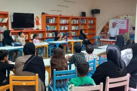 کارگاه قصه‌گویی برای اعضا و والدین مرکز کرندغرب